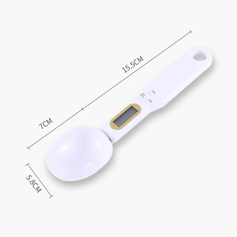 Balança de cozinha eletrônica 500g 0.1g lcd digital medição de farinha de alimentos digital colher escala mini ferramenta de cozinha para leite café escala